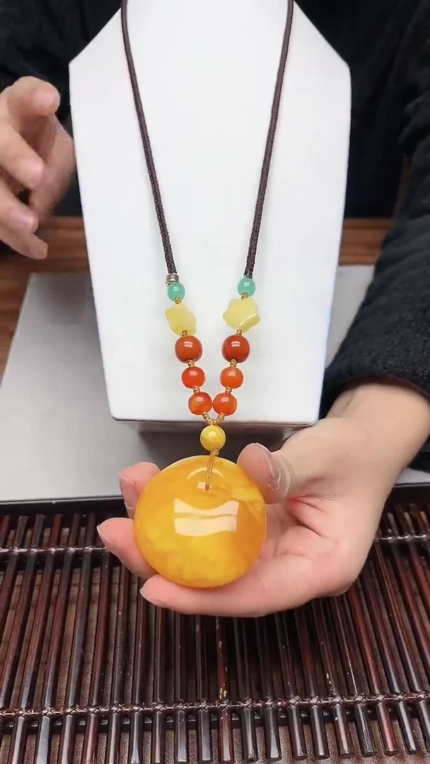 【闪购商品】蜜蜡颈饰未镶嵌项链