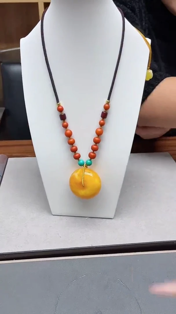【闪购商品】蜜蜡颈饰未镶嵌项链