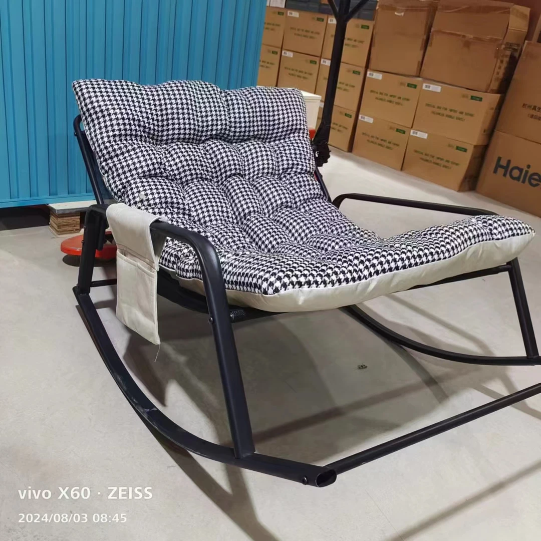 简约北欧懒人沙发阳台卧室轻奢网红摇摇椅客厅舒适双人沙发休闲椅