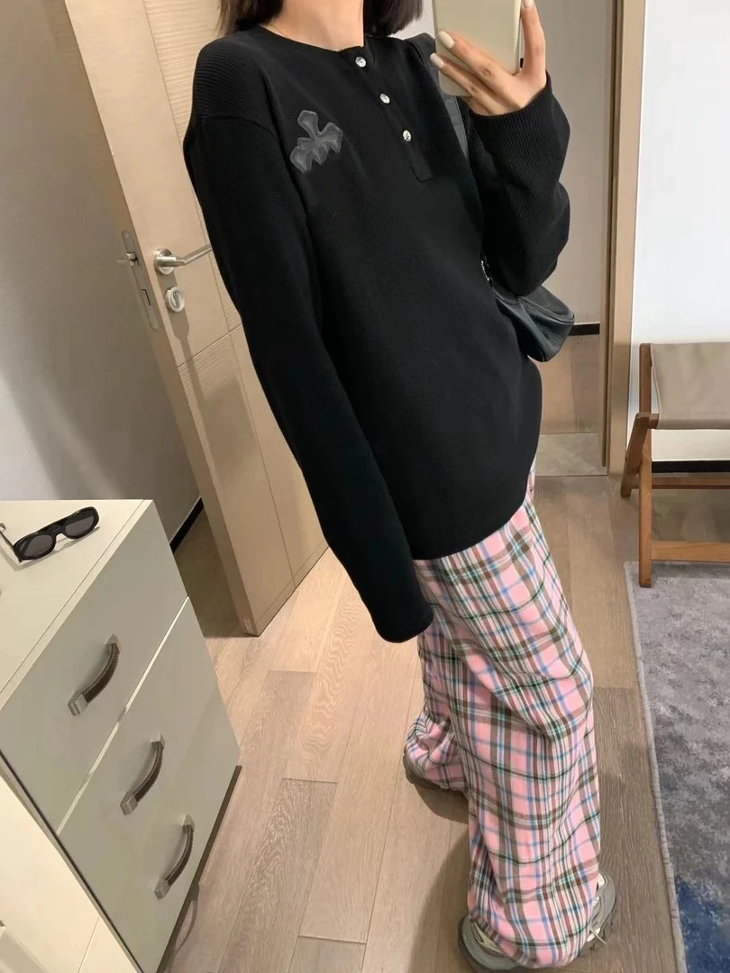 私服 克心 华夫格长袖T恤