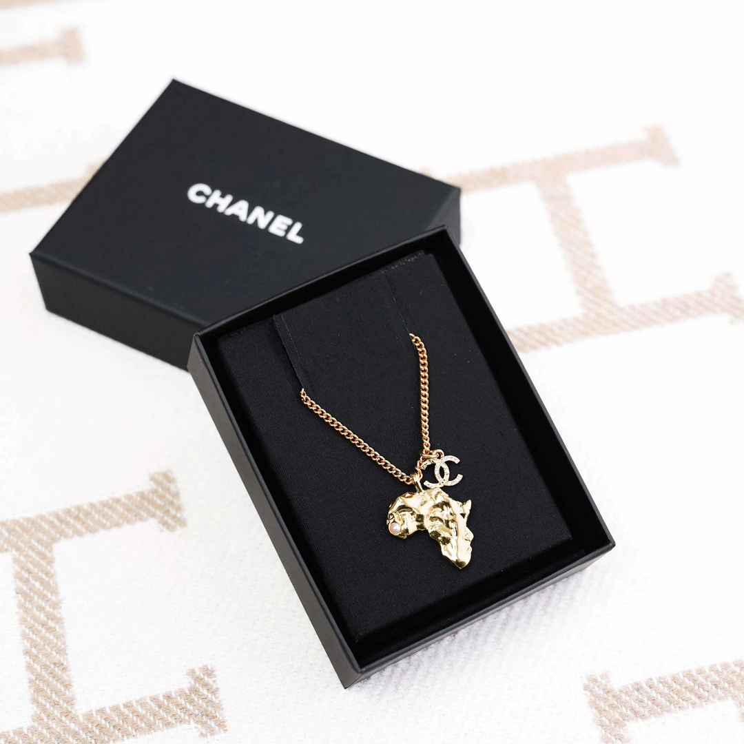 99新 Chanel/香奈儿 金色 项链