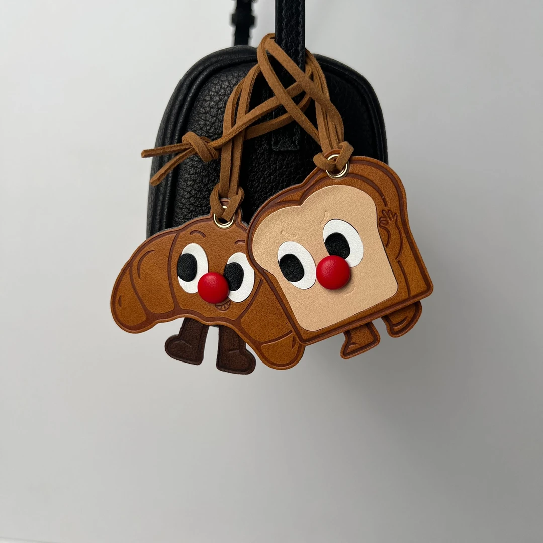 吐司挂件 时尚 可爱 个性 包包挂件