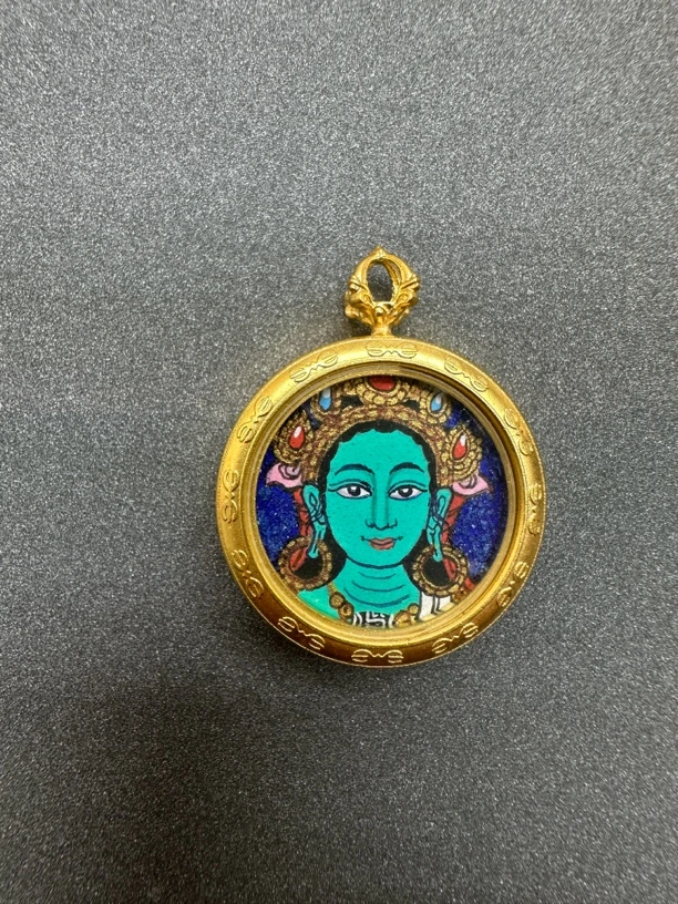 2.0圆绿妈妈手绘唐卡