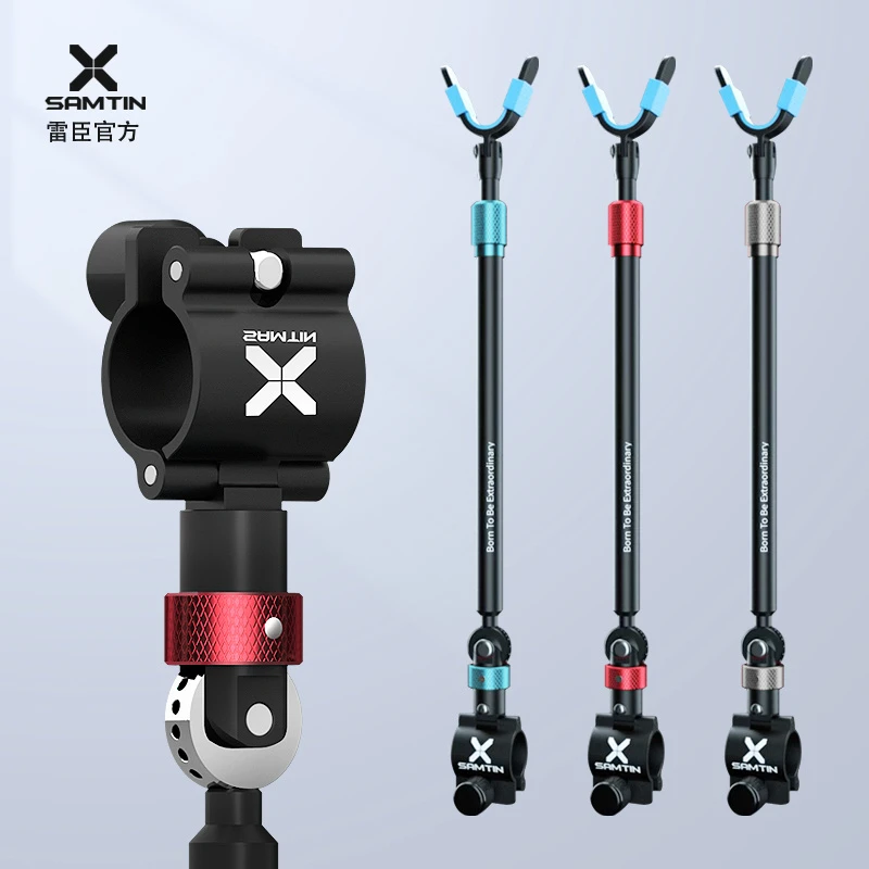 雷臣XR-911炮台后挂支架超硬鱼竿支架钓鱼架杆台钓钓箱钓椅适用