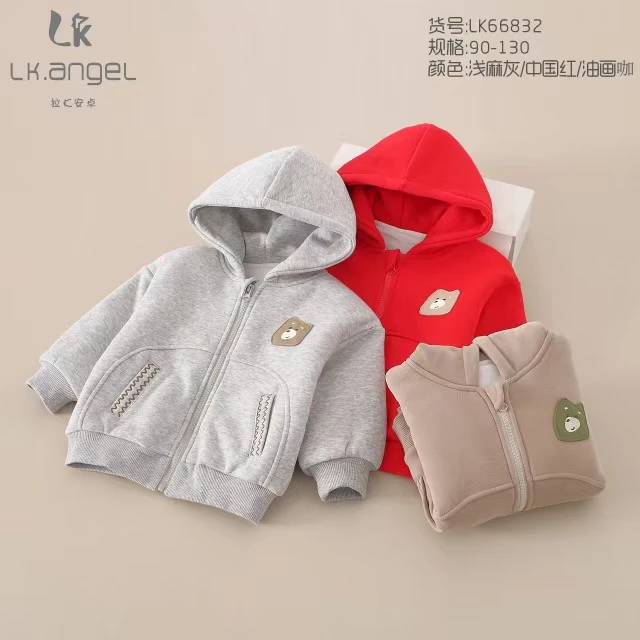 18号 LK 加棉外套  创意小熊 66832 十杠二