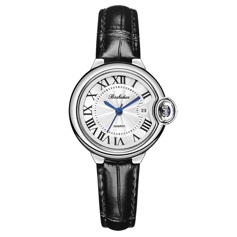 轻奢腕表高端蓝泡泡防水带日历时尚简约大气告白气球手表8167专属