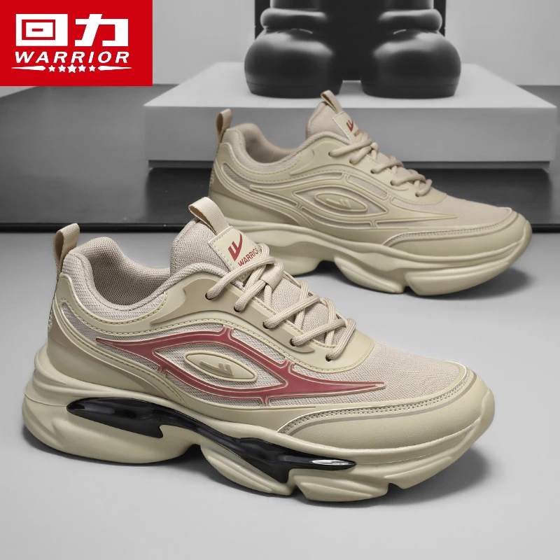回力板鞋男款秋季爆款休闲百搭跑步运动鞋男厚底增高老爹潮鞋男鞋