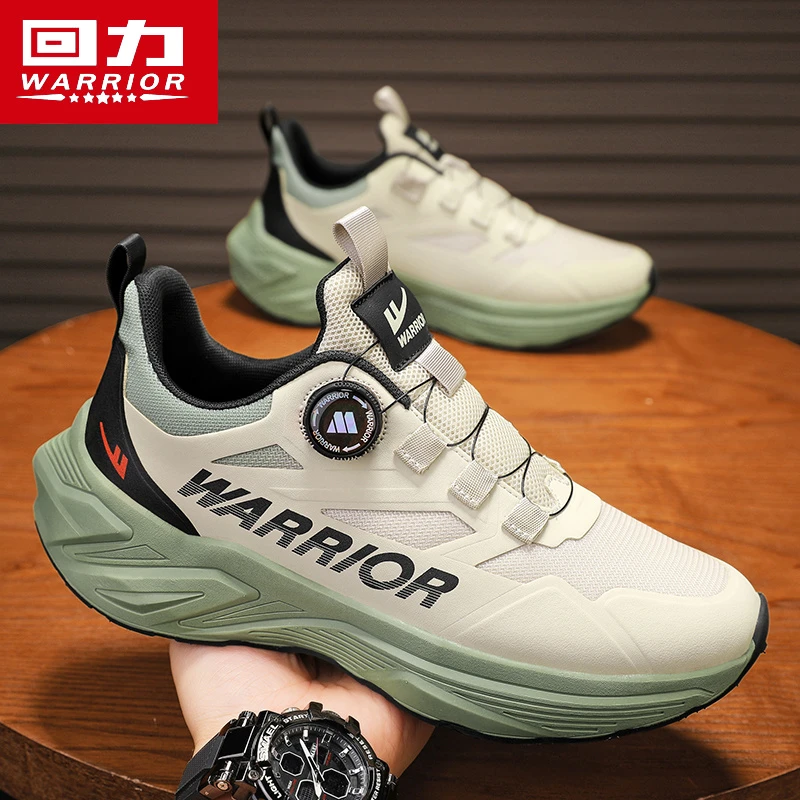 回力男鞋秋季上班工作百搭软底防滑运动鞋子男款旋钮老爹潮鞋3899