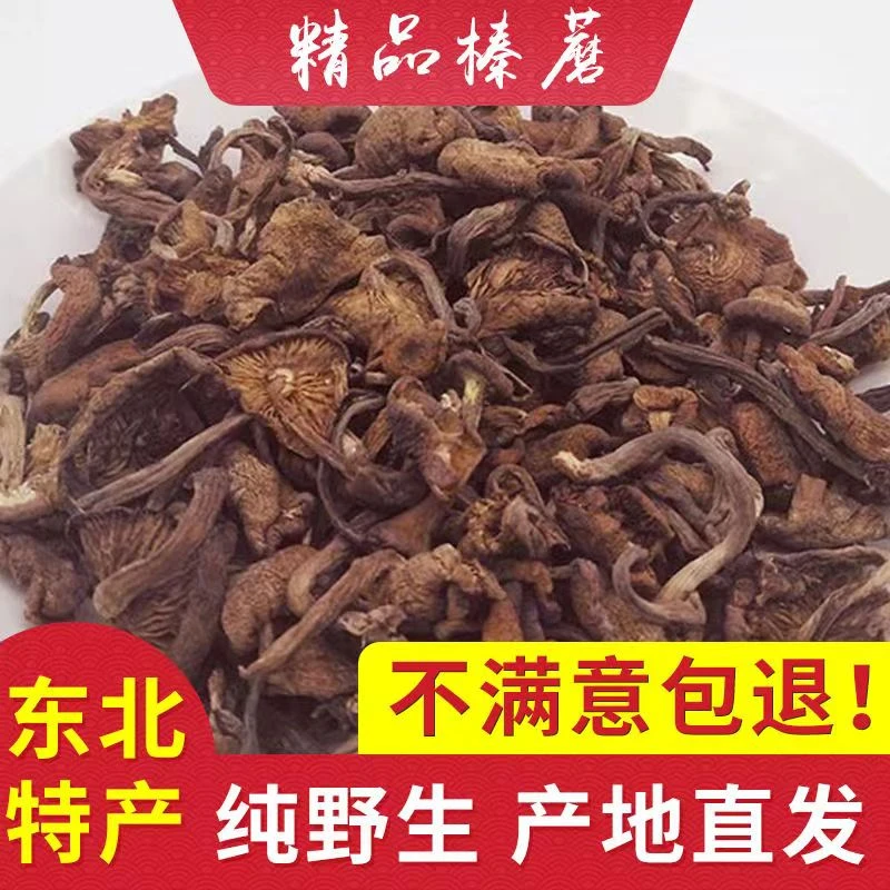 榛蘑新货东北特产野生蘑菇干货无根小鸡炖蘑菇自然晒干250-500g