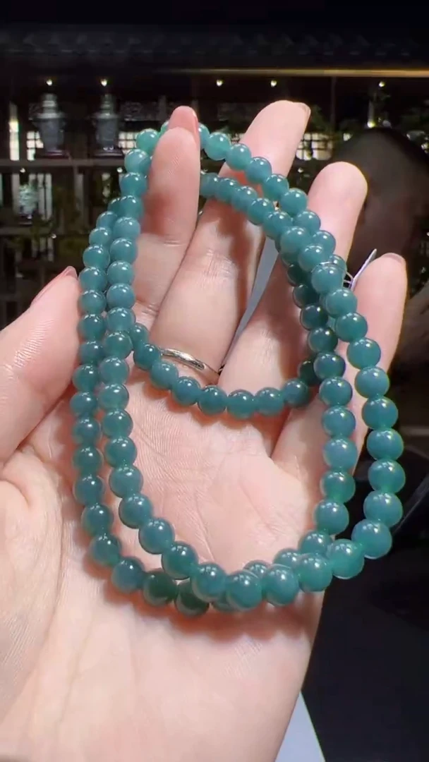 【闪购商品】定制翡翠未镶嵌5108DD-毛货珠链多样性发其一41