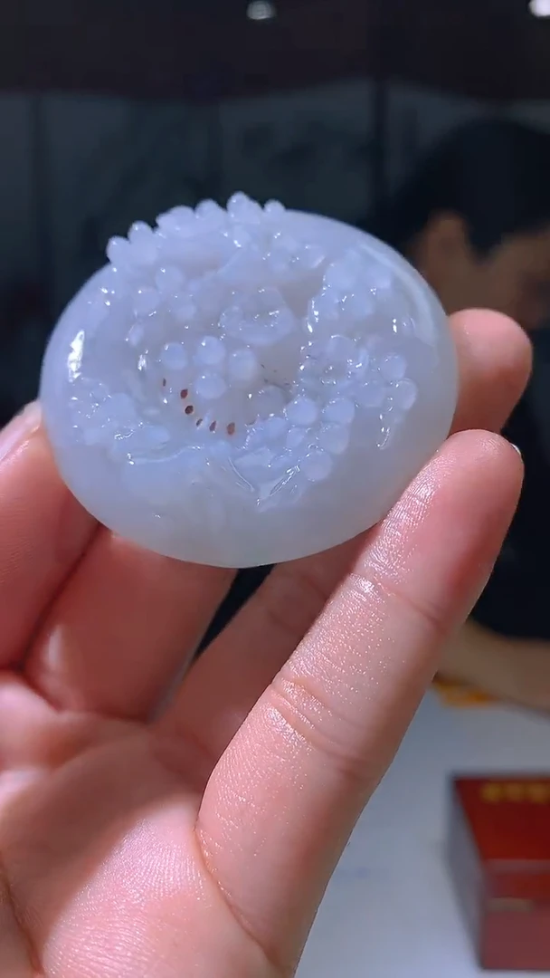 【闪购商品】定制翡翠未镶嵌4902lw-毛货吊坠71