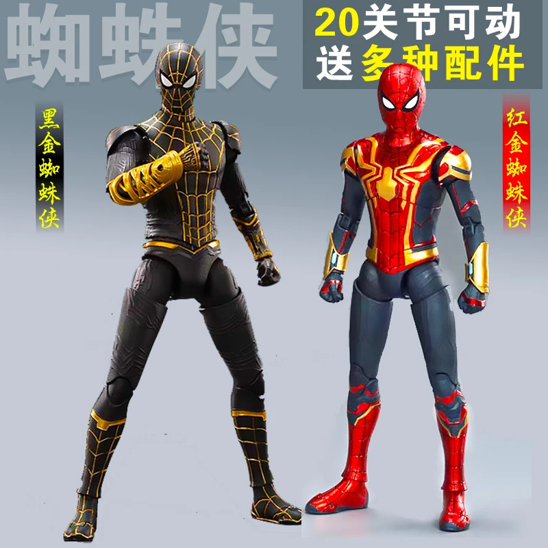 毒液蜘蛛侠玩具漫威3代手办模型复仇者联盟正版中动蛛丝英雄无归