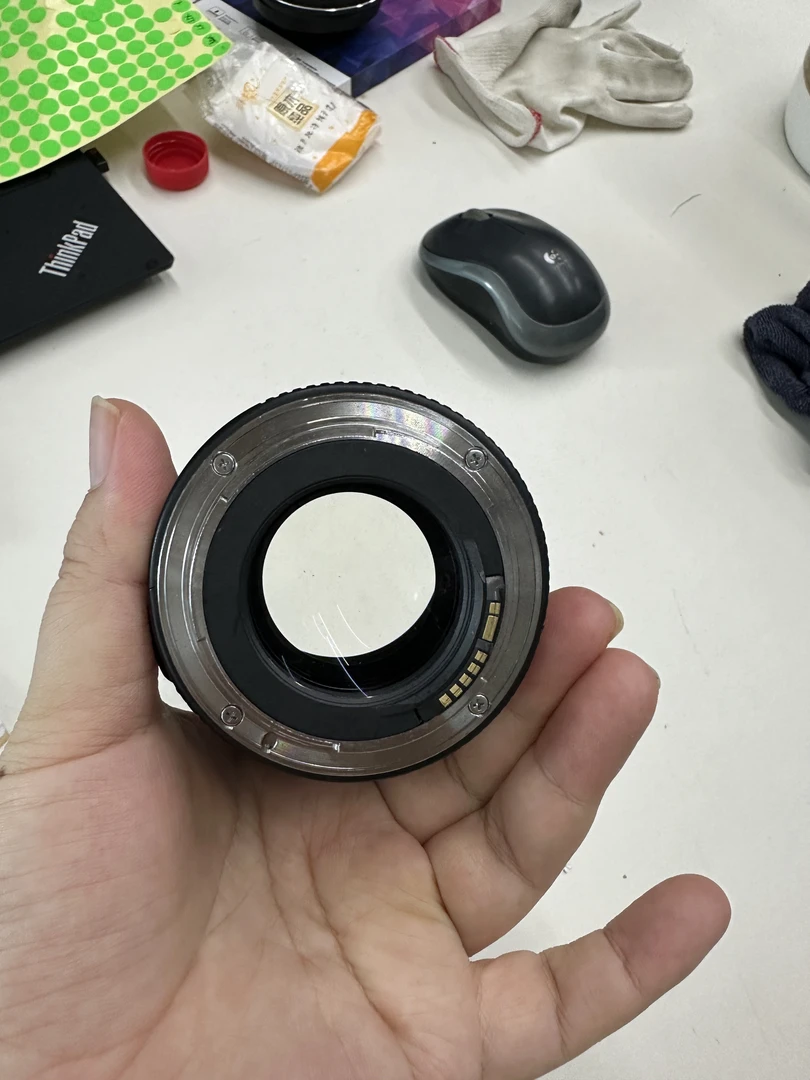 9新 Canon/佳能 EF85mm f/1.8镜片划伤专业全画幅人像定焦镜头