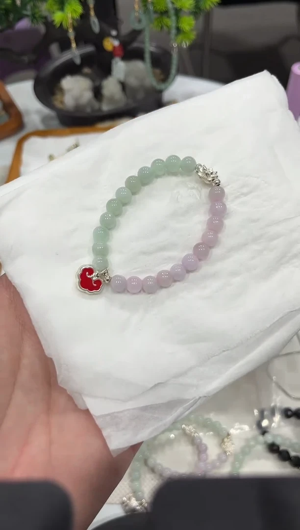 【闪购商品】翡翠手串未镶嵌十全十美