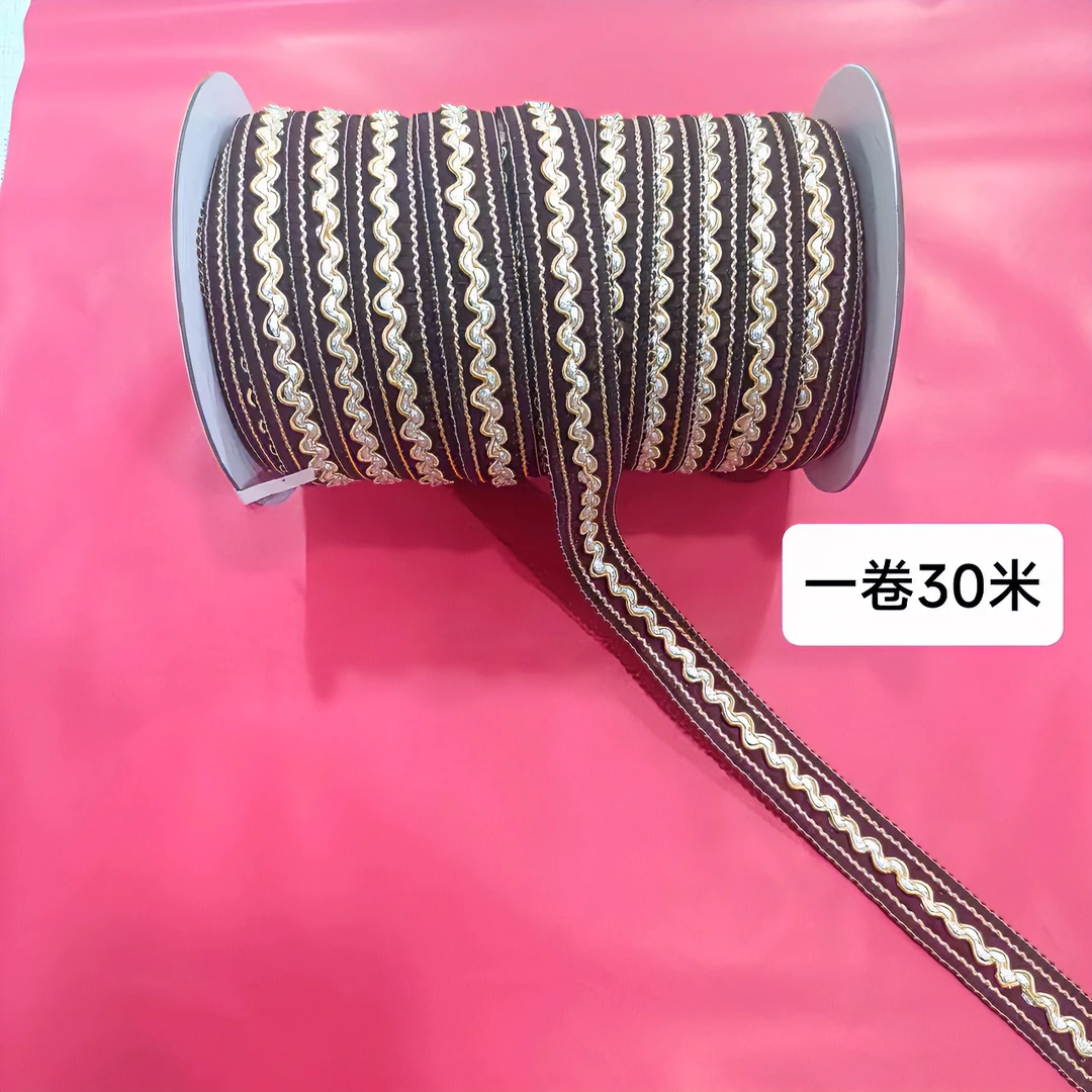 2公分欧式沙发套专用波浪小织带