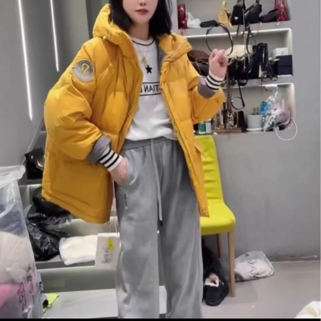 韩版肯豆风加厚大棉服（卡码拍小）衣长78左右