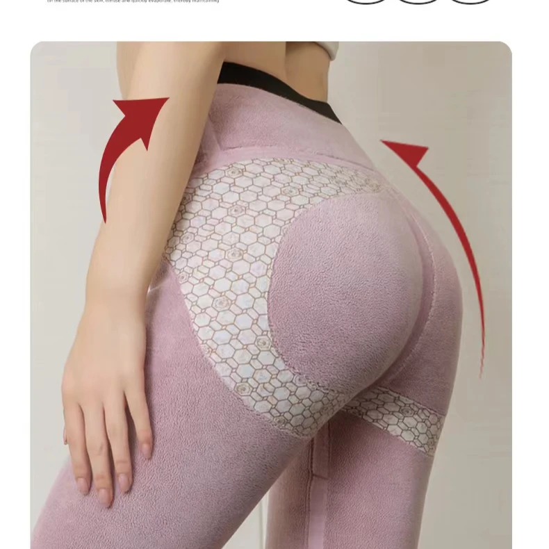 加绒！冬季加厚黑色鲨鱼裤女可外穿芭比裤瑜伽裤打底裤NSY-9933