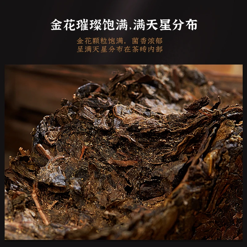 高家山湖南安化黑茶2015年洞市老树原叶茯砖分装2kg