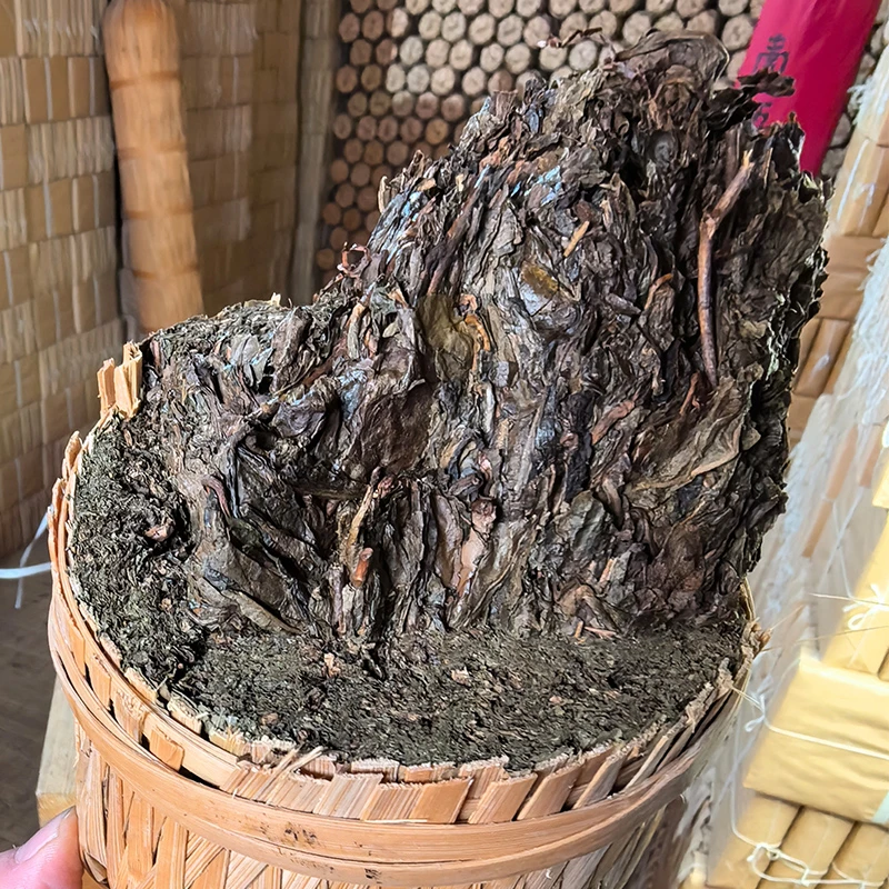 高家山安化黑茶2018五龙山本色居百两分装500g