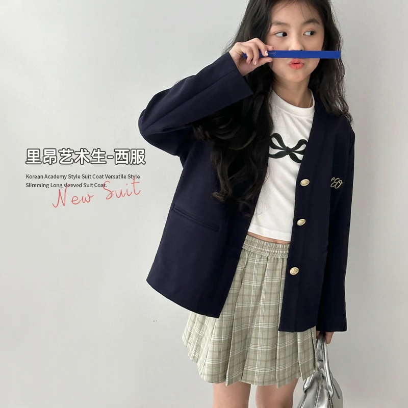 【里昂艺术生】韩系学院风西装外套百搭气质显瘦长袖西服外套