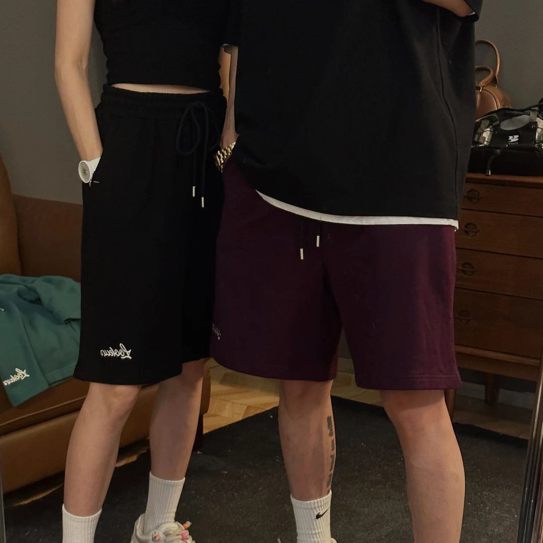 LOOKUN潮牌休闲短裤男韩版直筒运动裤多色百搭五分卫裤裤子