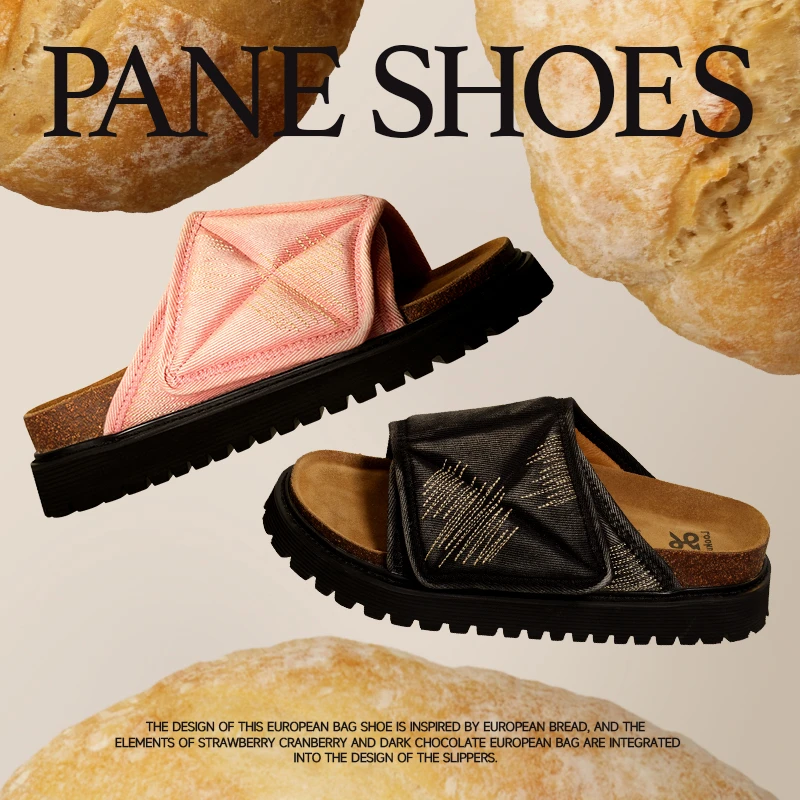 【重生联名系列】Lookun潮牌刺绣欧包拖鞋休闲鞋百搭时尚舒适魔术贴