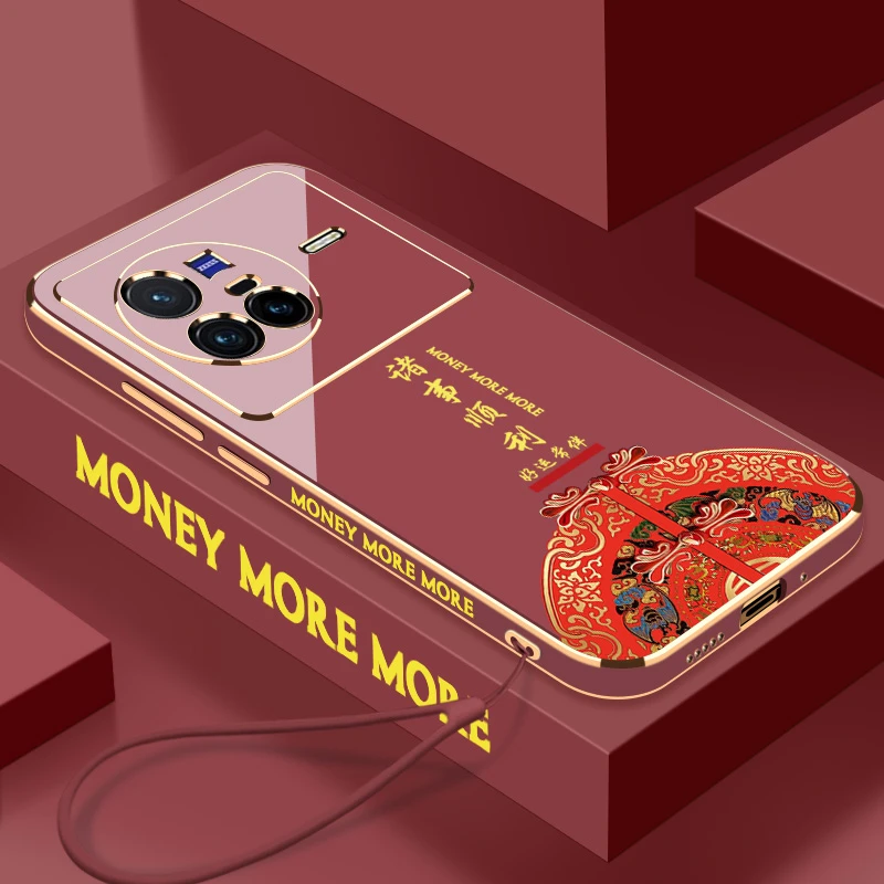 诸事顺利VIVOX80手机壳保护硅胶软壳防摔【经典图案+送挂绳】