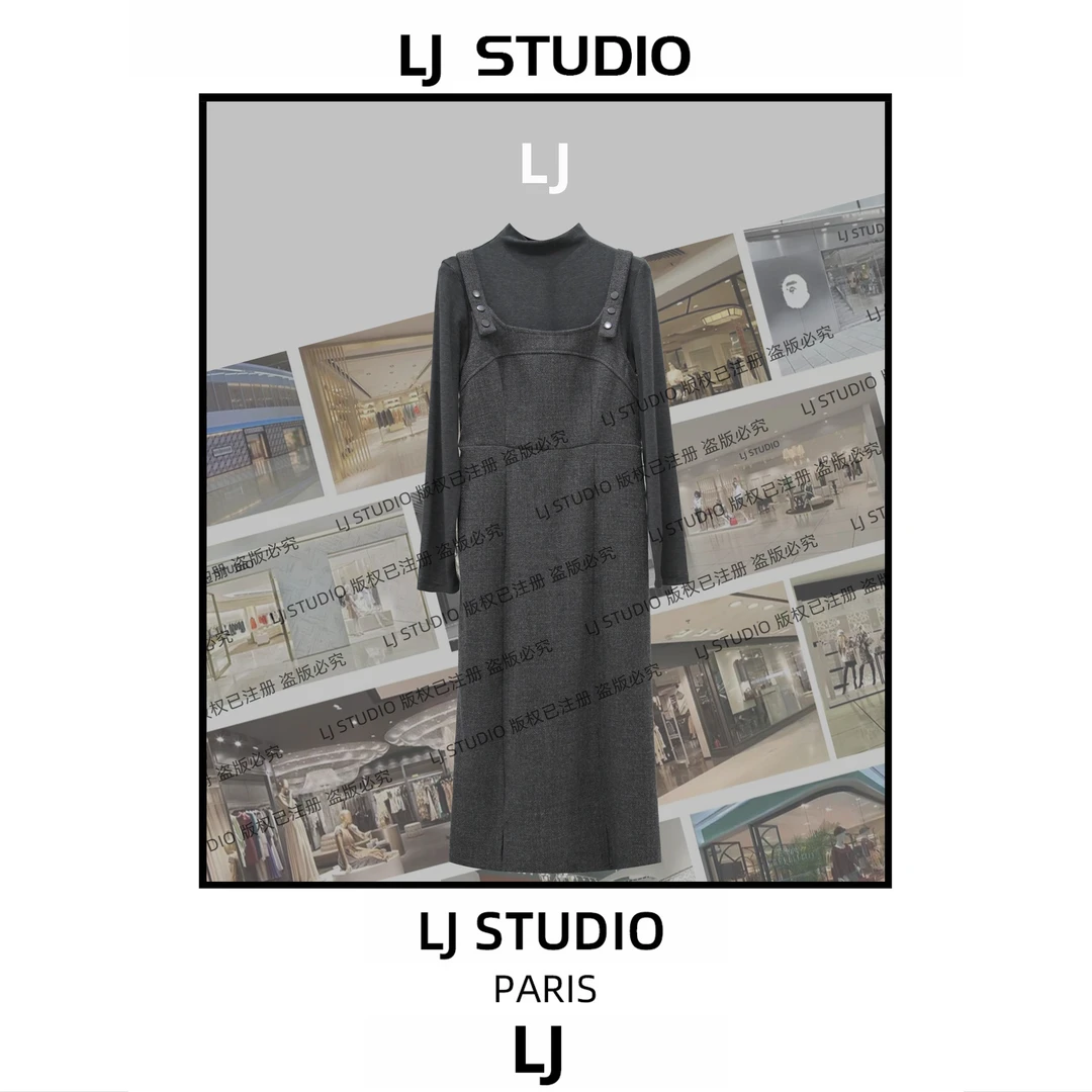 编码‘39’【丞丞专享】早秋小香连衣裙新款时尚长裙高定成衣LJ0375