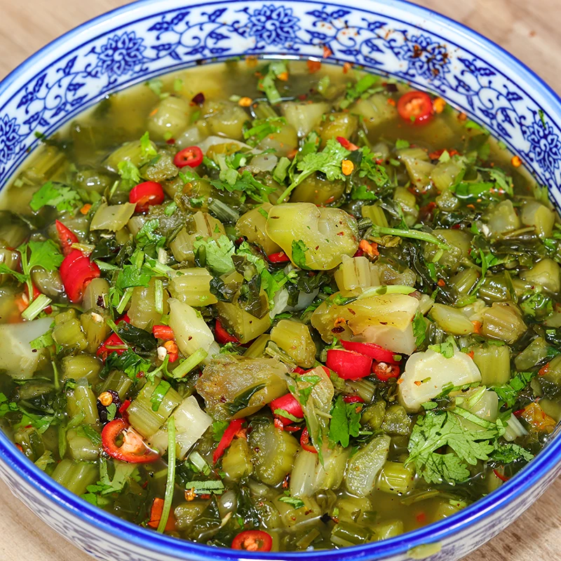 2斤包邮云南德宏正宗傣家自制水腌菜老奶洋芋配菜酸腌菜汤酸爽脆