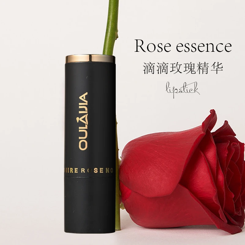 欧莱加倾慕玫瑰不沾杯哑光口红不脱妆防水不脱妆口红不掉色显白