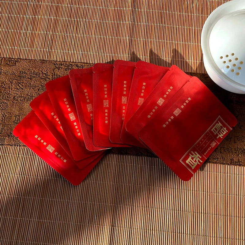 【节日送礼佳品】福鼎白茶高山寿眉老白茶小方片茶叶独立包装便携装