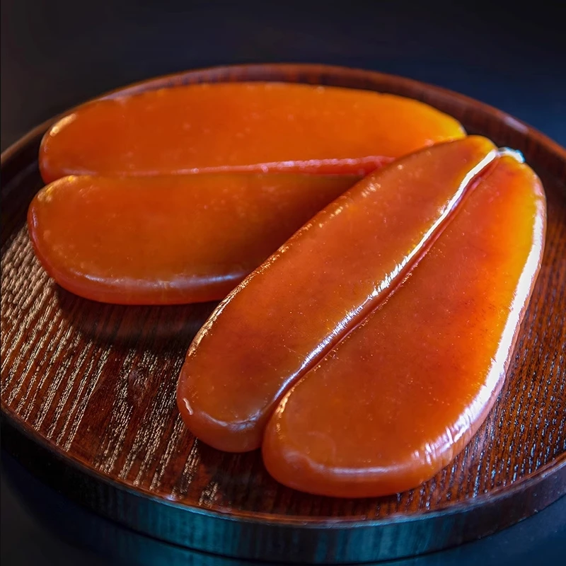 台湾乌鱼子开袋即食真空包装鲜香晾晒风味乌鱼籽腌制海鲜营养美味