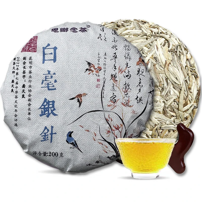 特级白毫银针花香蜜韵十足