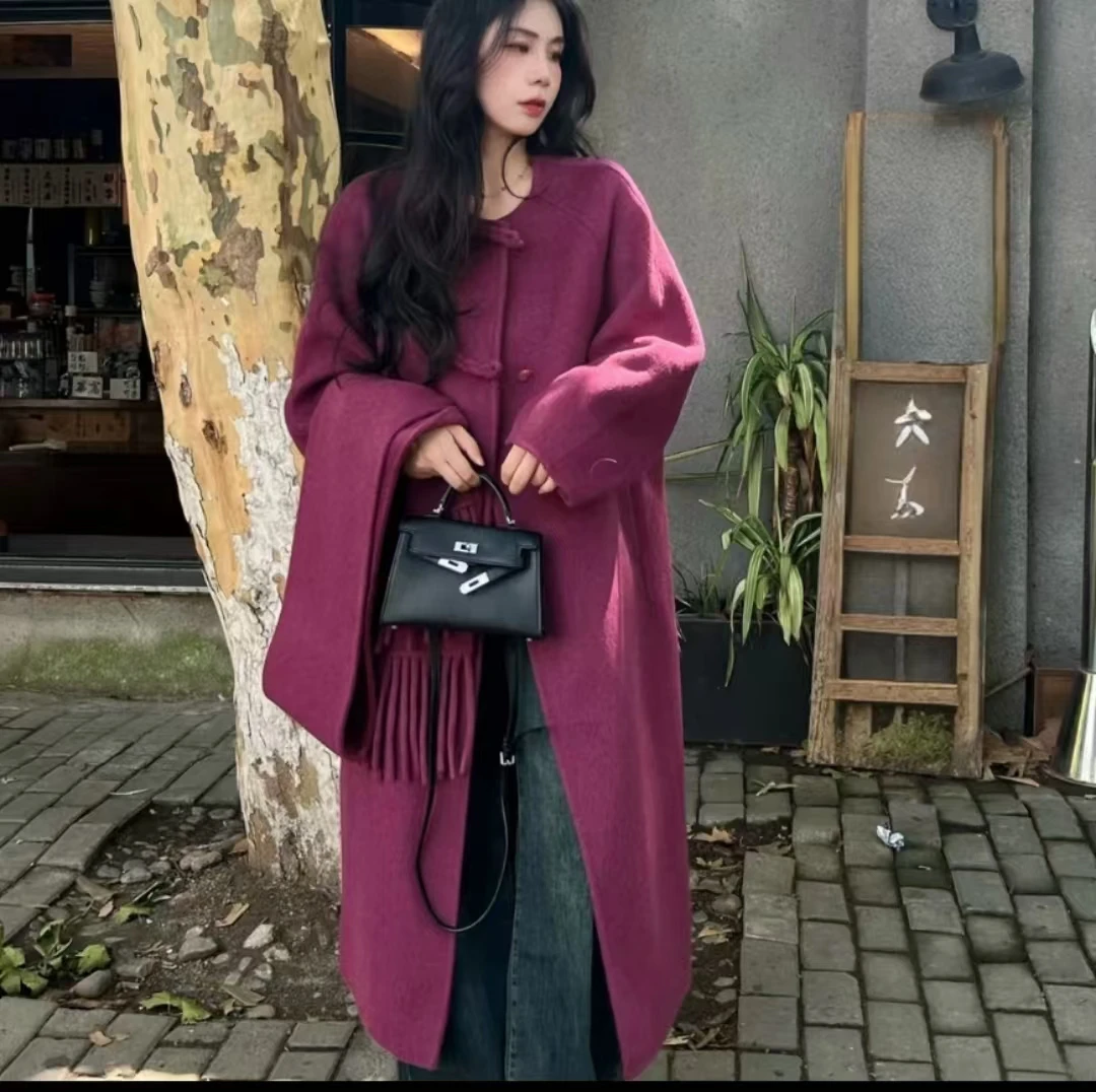 【婉婉专属】26662新款时尚毛呢外套