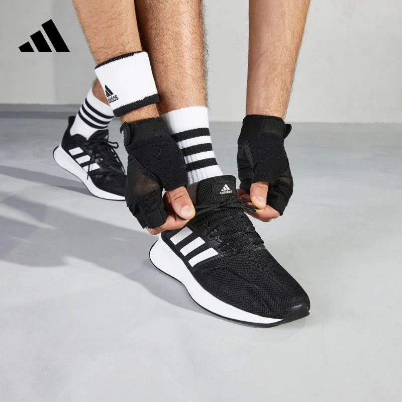 阿迪达斯官方 男随心畅跑舒适网面跑步鞋adidas RUNFALCON F36199
