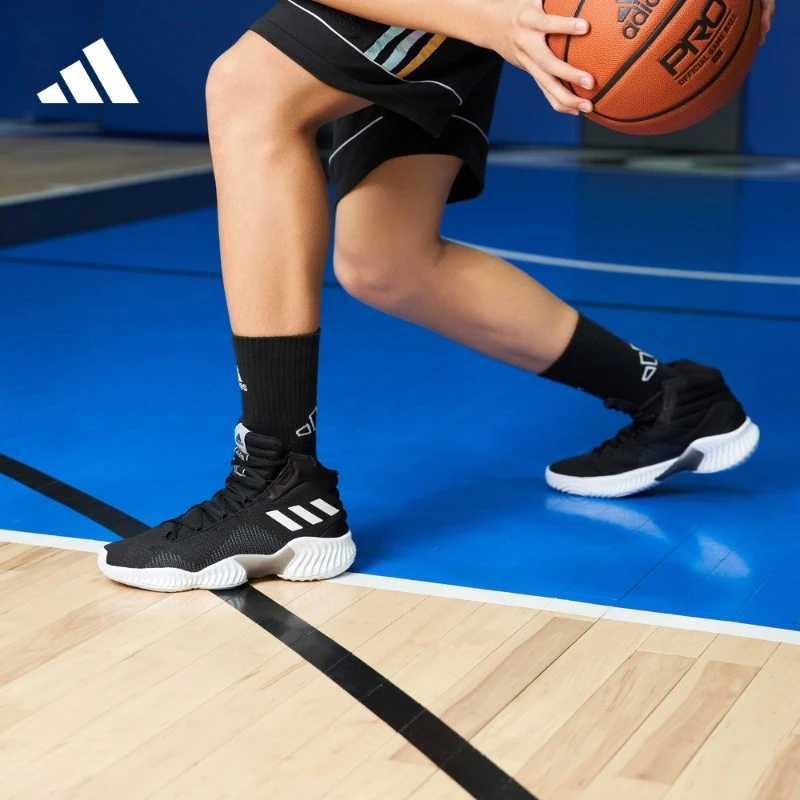 阿迪达斯官方 男团队款实战篮球鞋adidas Pro Bounce 2018 FW5746
