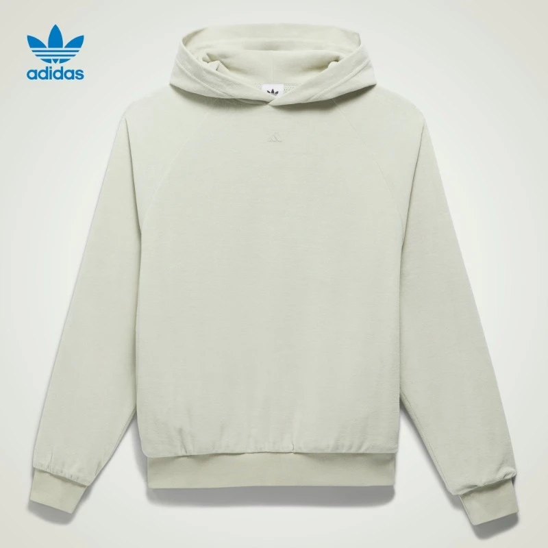 阿迪达斯官方三叶草 男女情侣款运动休闲连帽卫衣 adidas IA3455