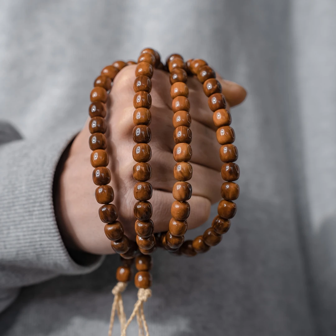 文玩库克菩提老型长串 9*9毫米108颗 货号 ：23