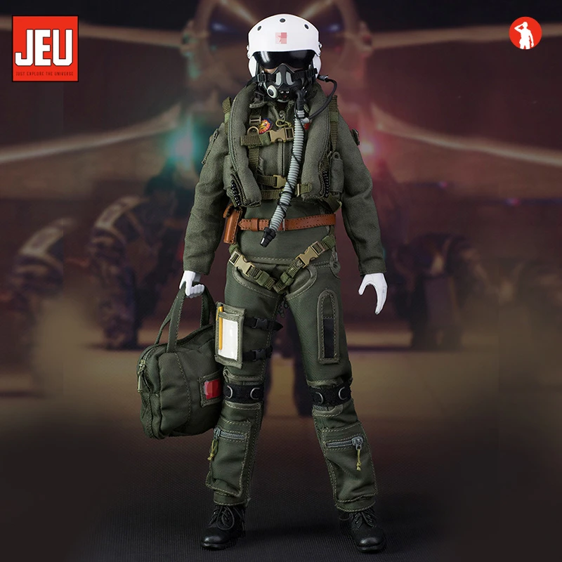 JEU【现货】FLAGSET1/6女兵人手办中国空军女飞行员73006人偶模型