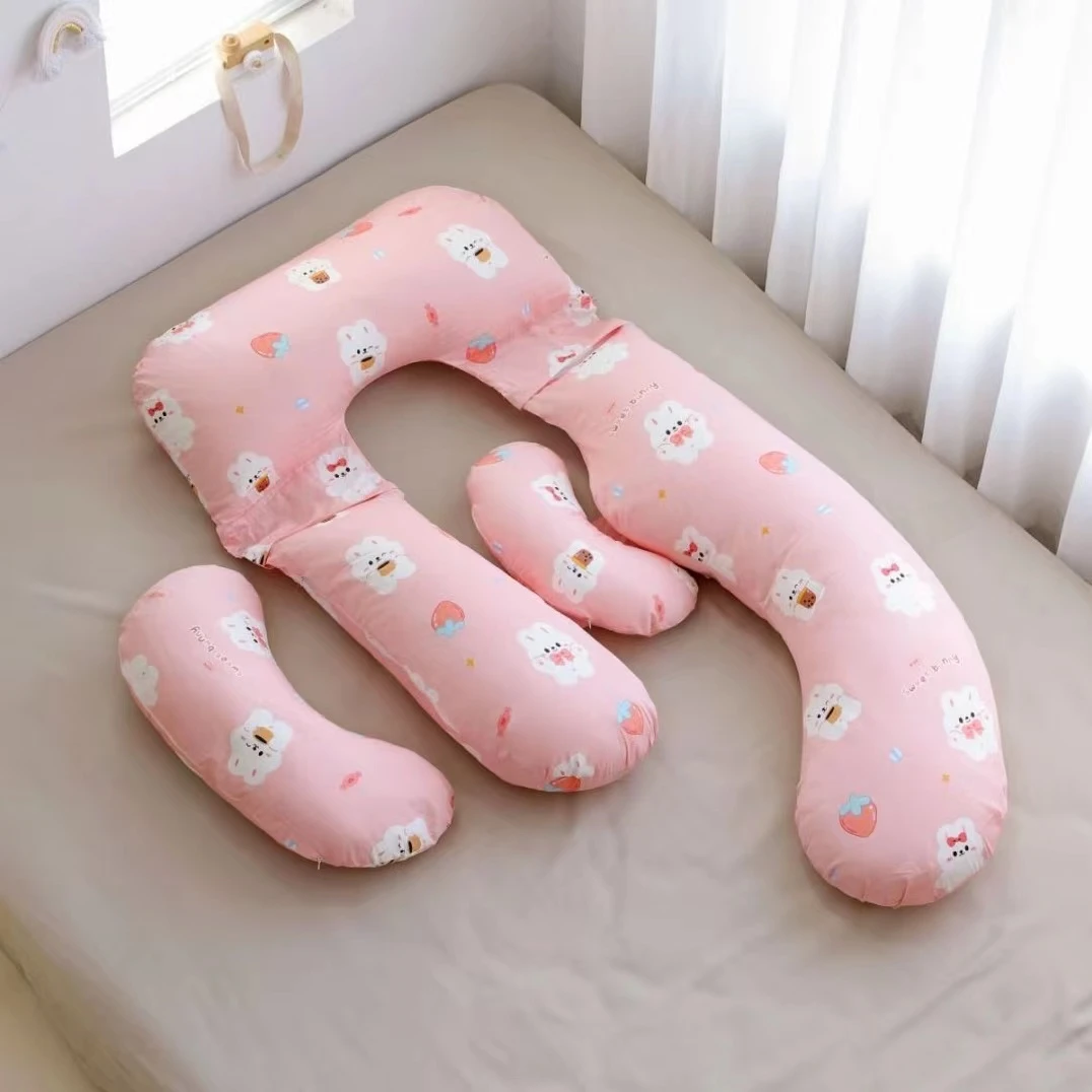【正常发货】孕妇枕头护腰侧睡枕H型棉u型多功能侧卧托腹抱枕四季