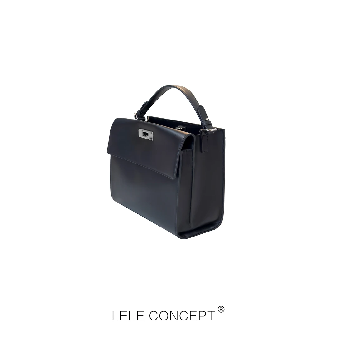 【LELE】时尚单肩通勤高级质感百搭休闲设计复古风琴手袋包BB027