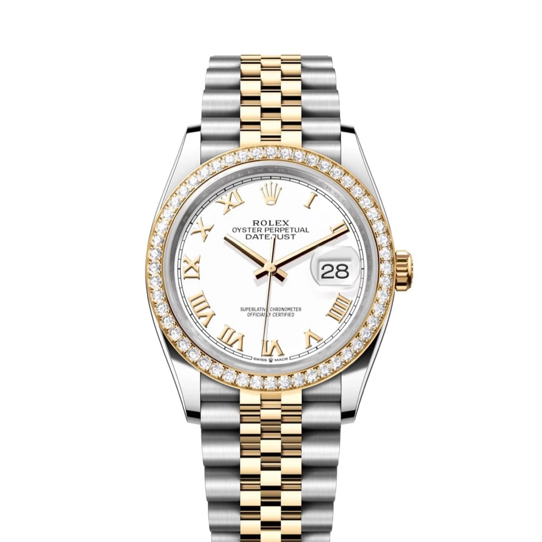 95新 Rolex/劳力士 劳力士日志36m精钢/18k黄金单表公价152300