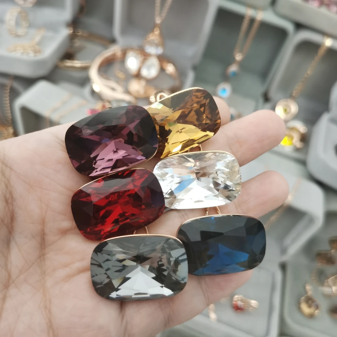 铜合金耳饰 781不掉色铜镀红金活口欧美素款585时尚百搭小众气质