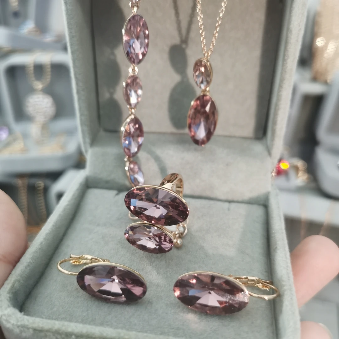 铜合金耳饰 777不掉色铜镀红金欧美素款585时尚百搭小众气质