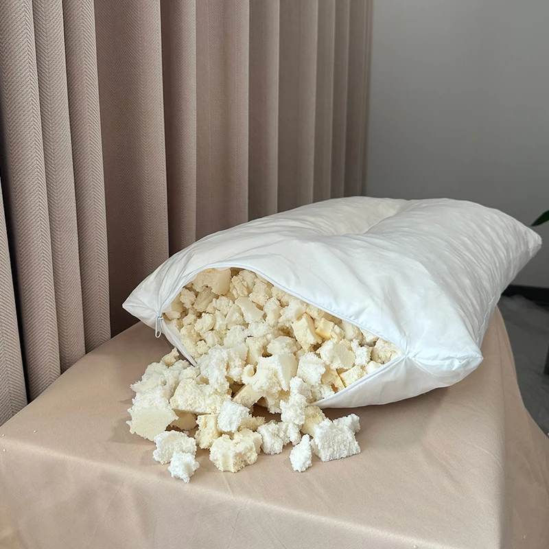 天然乳胶枕颗粒填充枕情侣枕头成人儿童学生枕套单人棉枕家用简约