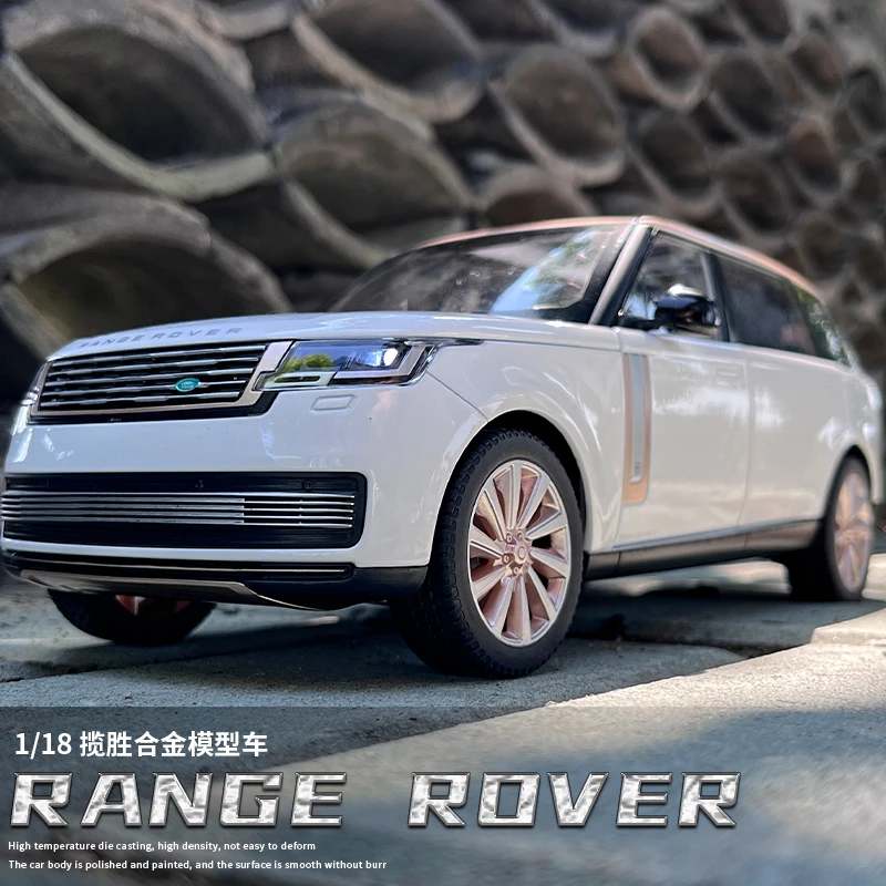 新款1:18路虎揽胜合金车模转向避震男孩玩具仿真汽车模型收藏摆件