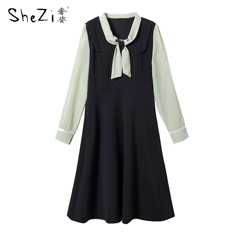 奢姿【绿野仙子】大码时尚减龄显瘦微胖大码女装连衣裙