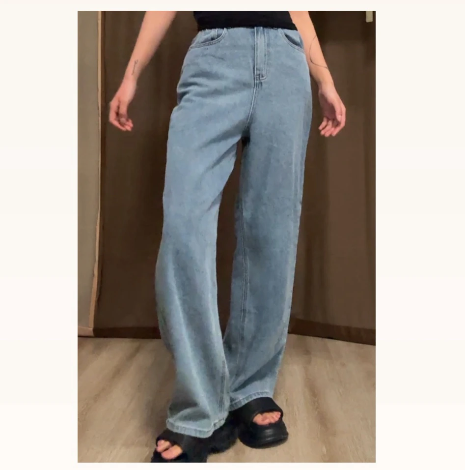 【超软直筒】高品春夏季纯棉亲肤新款显瘦牛仔裤