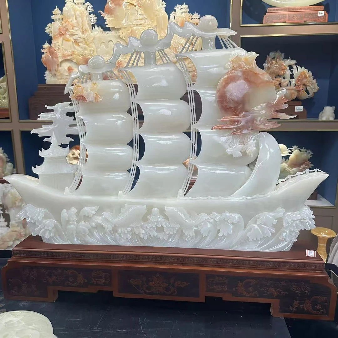 一帆风顺摆件--家居装饰品乔迁开业公司办公室客厅摆件工艺品