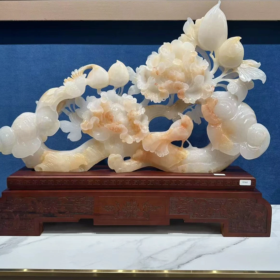 花开富贵摆件--家居装饰品乔迁开业公司办公室客厅摆件工艺品